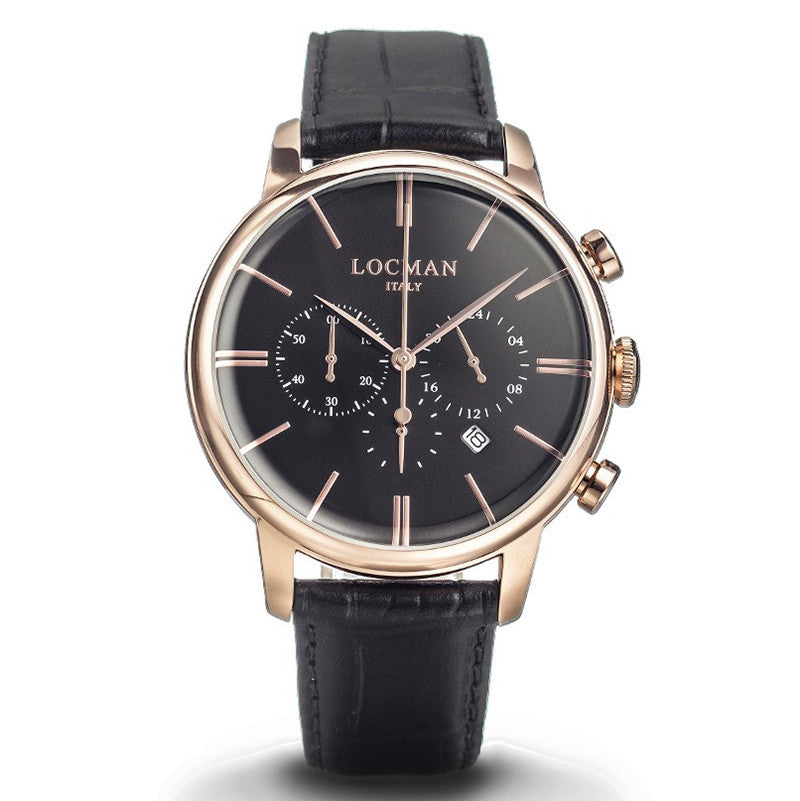 Cronografo Uomo 1960 Dolce Vita Ref. 254 0254R01R-RRBKRGPK - Locman