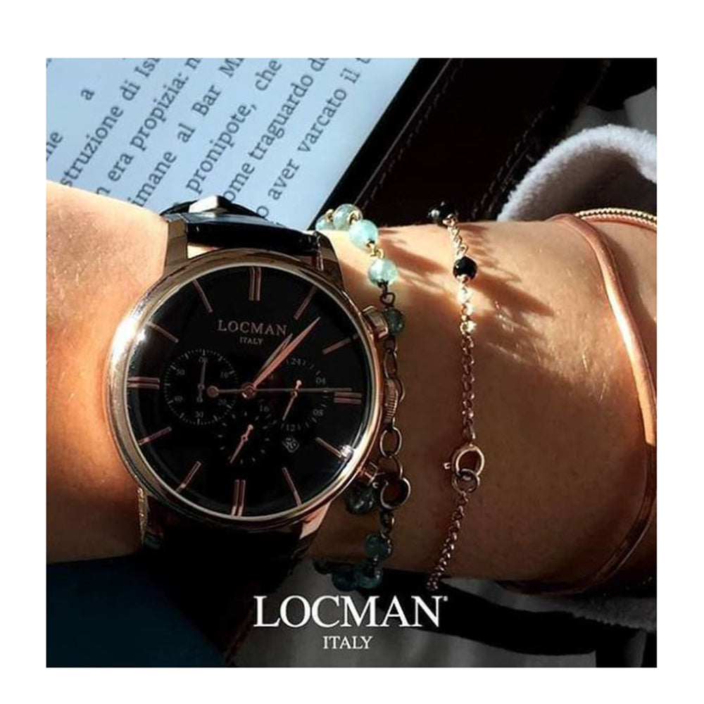 Cronografo Uomo 1960 Dolce Vita Ref. 254 0254R01R-RRBKRGPK - Locman