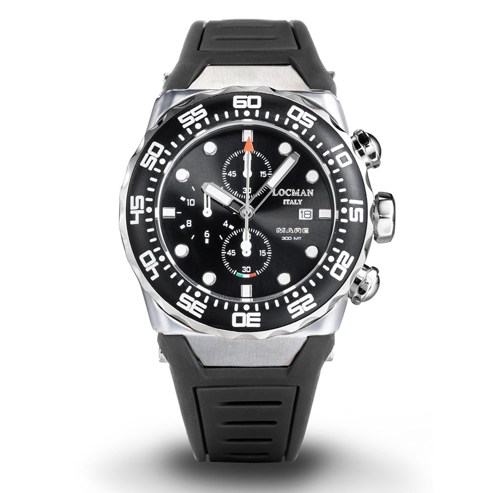 Cronografo Uomo Automatico Nuovo Mare Nero Locman