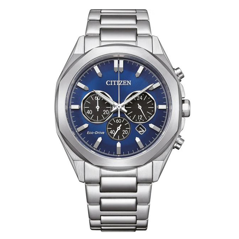 Cronografo Uomo Classic Modern Eco Drive Blu Citizen