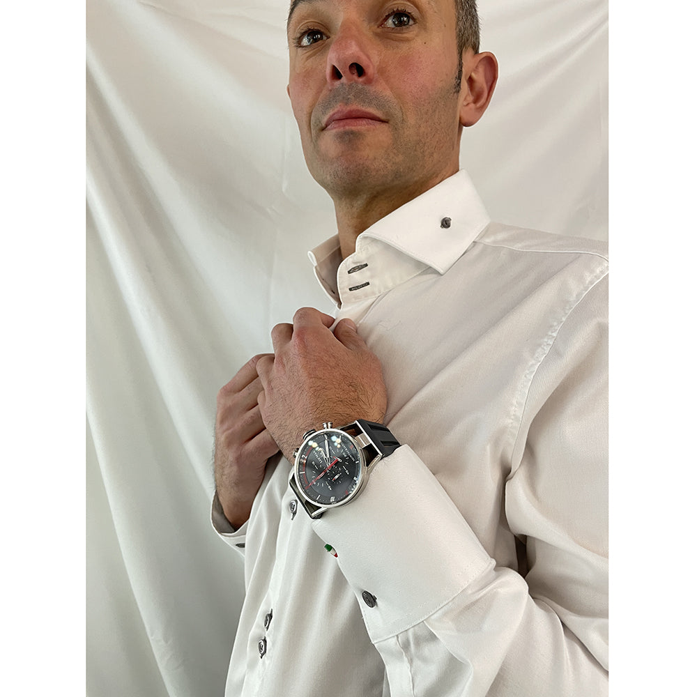 Cronografo Uomo Grigio Montecristo Locman