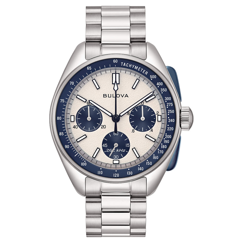 Cronografo Uomo Lunar Pilot 43.5 mm Bianco Bulova