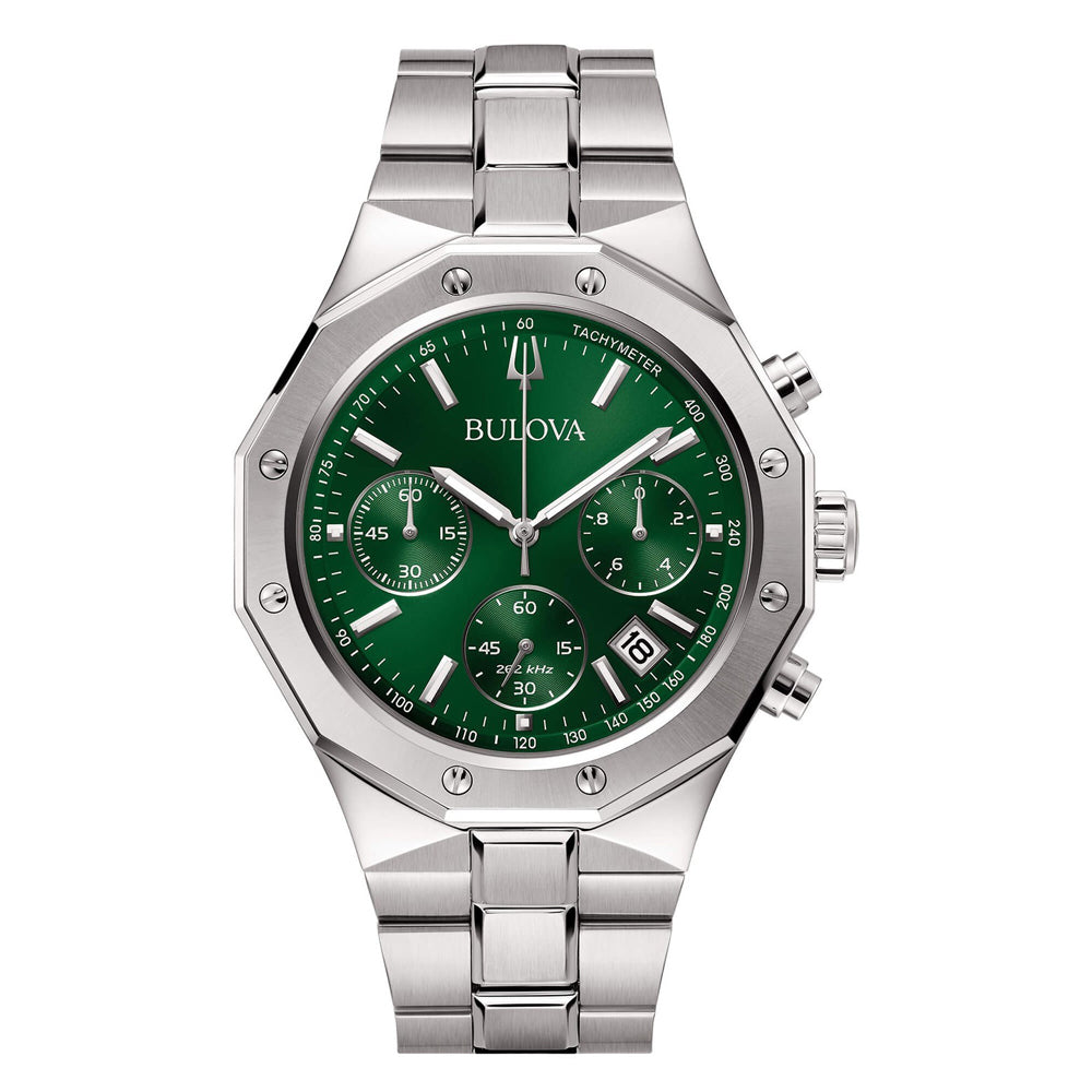 Cronografo Uomo Precisionist Octagon Verde Bulova