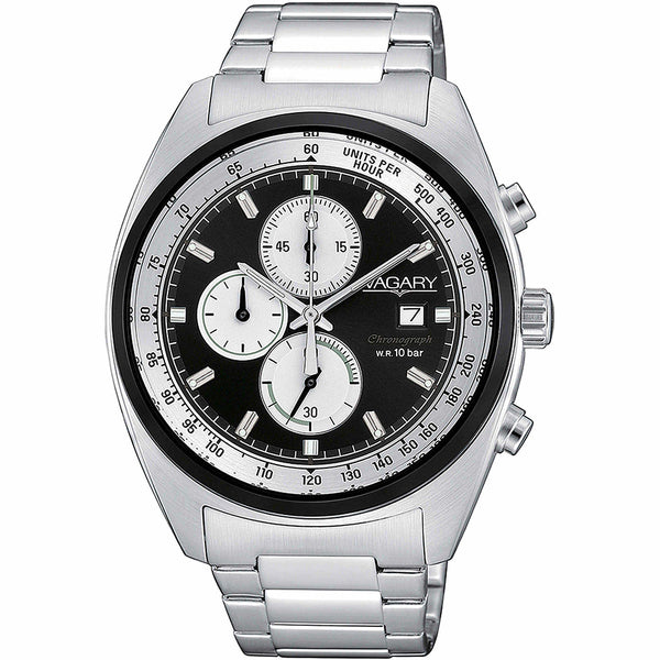 Vagary Rockwell Chrono 42mm Nero Argento - Sorelle Ronco