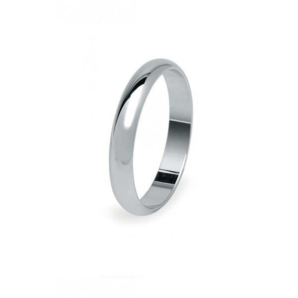 Fede Classica in Oro Bianco 3 gr- Unoaerre