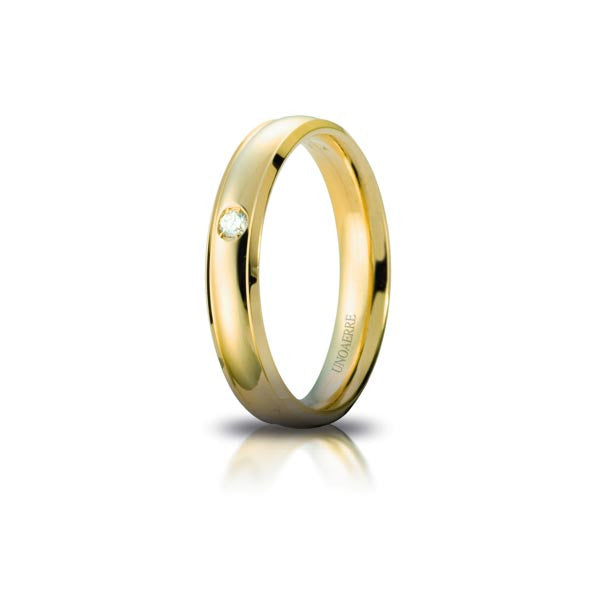 Fede Orion in Oro Giallo con Diamante - Unoaerre