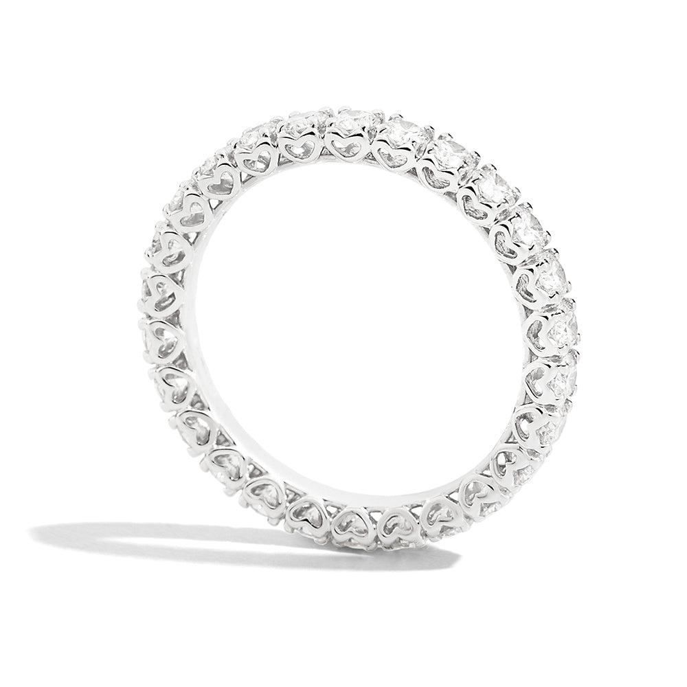 Fedina Girodito Oro Bianco con Diamanti Anniversary Recarlo