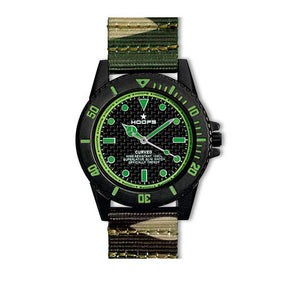 Hoops Orologi - Curved Verde Militare 2515l-05