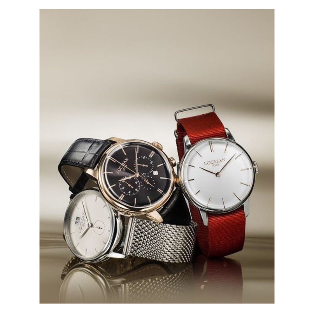 Cronografo Uomo 1960 Dolce Vita Ref. 254 0254R01R-RRBKRGPK - Locman