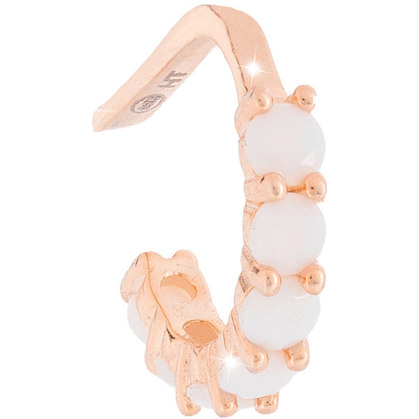 Mono orecchino da donna di Rebecca della collezione golden ear. Gioiello realizzato in argento placcato oro con. Gioiello con perle. Altezza orecchino circa 1,5 cm. La referenza è sgeobb03