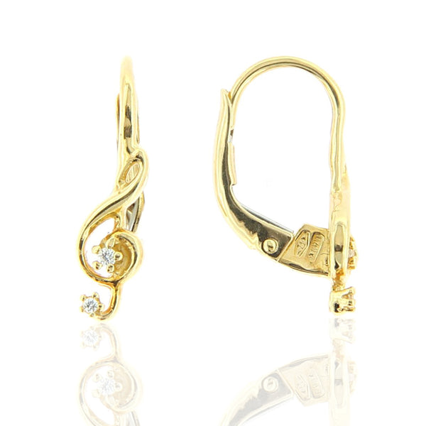 Time Road Orecchini Bambina Oro 9K Con Perle 6 Mm - Lotus, Chiusura A Vite, Per Comunione E Compleanno, Regalo Elegante