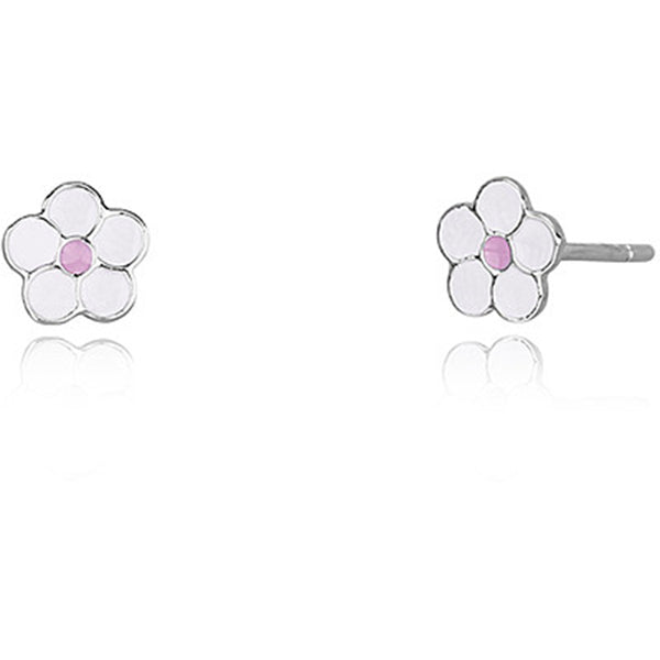Ciondolo Muffin a Forma di Fiore, in Argento 925 smaltato Ciondolo Muffin a Forma di Fiore, in Argento 925 smaltato