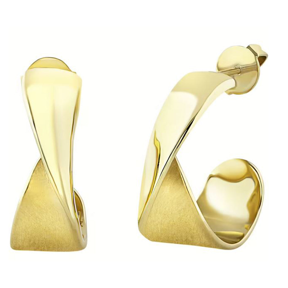 Orecchini Donna Acciao Retwist Gold Breil