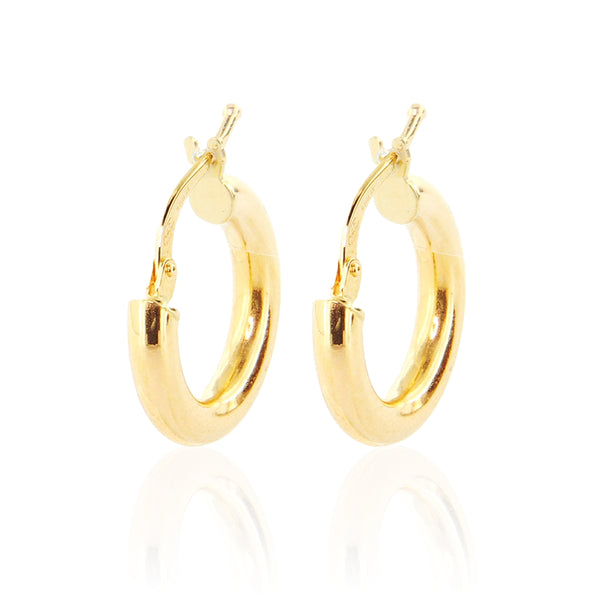 Orecchini Cerchio DONNA Mm 12 Con Croce Pendente E Zirconi Bianchi In ARGENTO - MADE IN ITALY - Foto 11