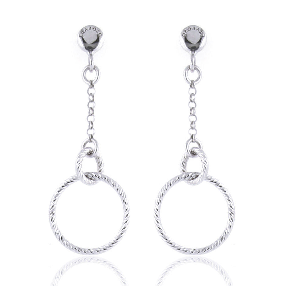 Orecchini in Argento Diamantato Fraboso