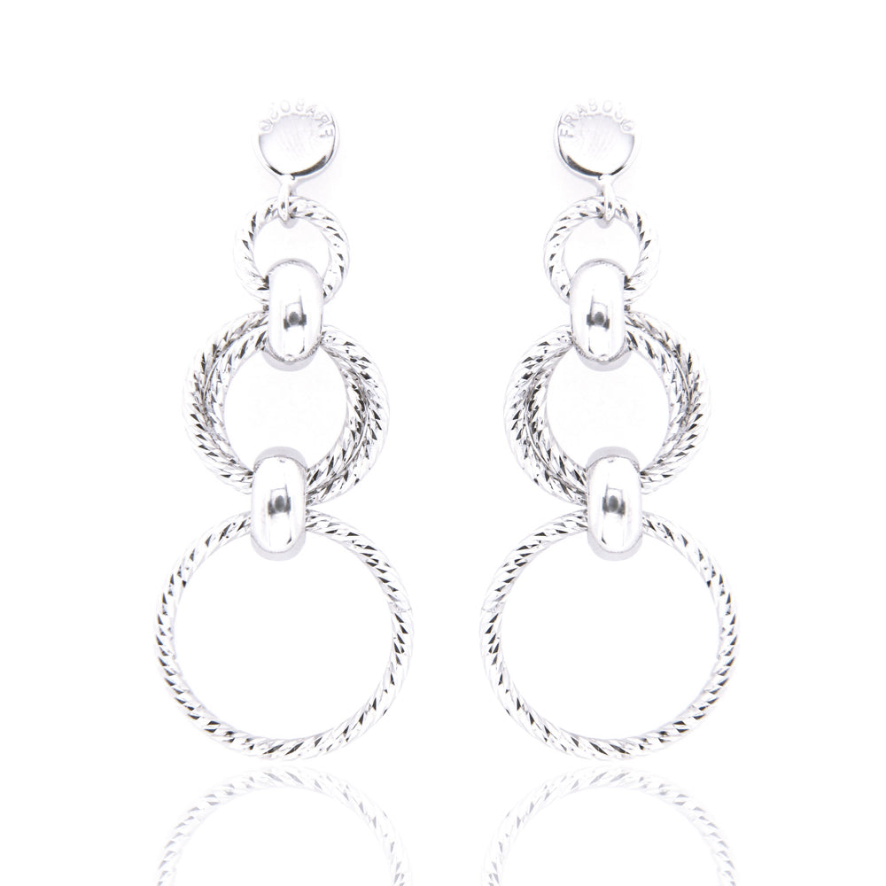 Orecchini in Argento Diamantato Fraboso