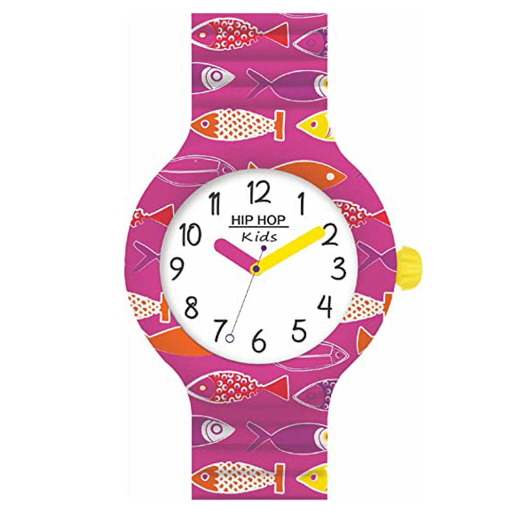 Orologio Bambina Kids Fun Pesci Rosa HWU1158 Hip Hop