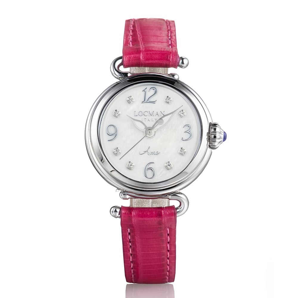 Orologio Donna Amo Fucsia con Diamanti Locman