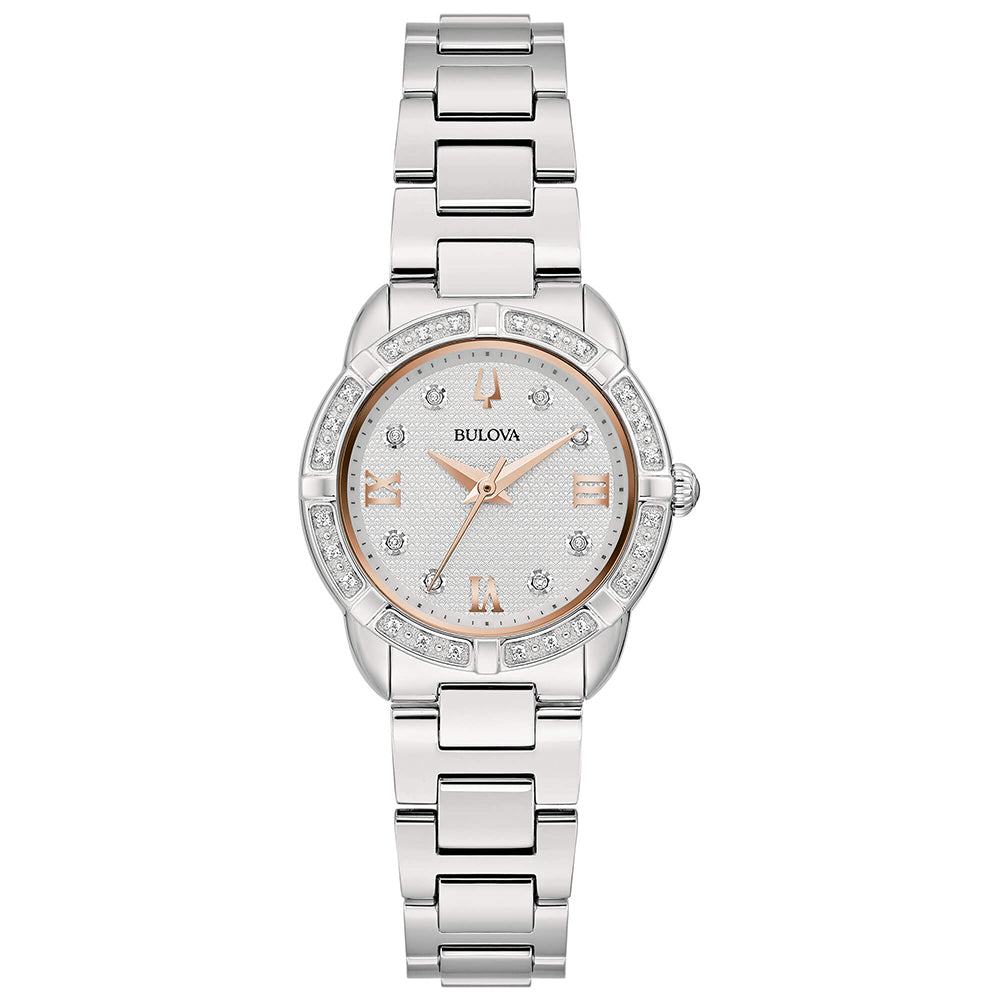 Orologio Donna Diamonds Madreperla Rose Bulova