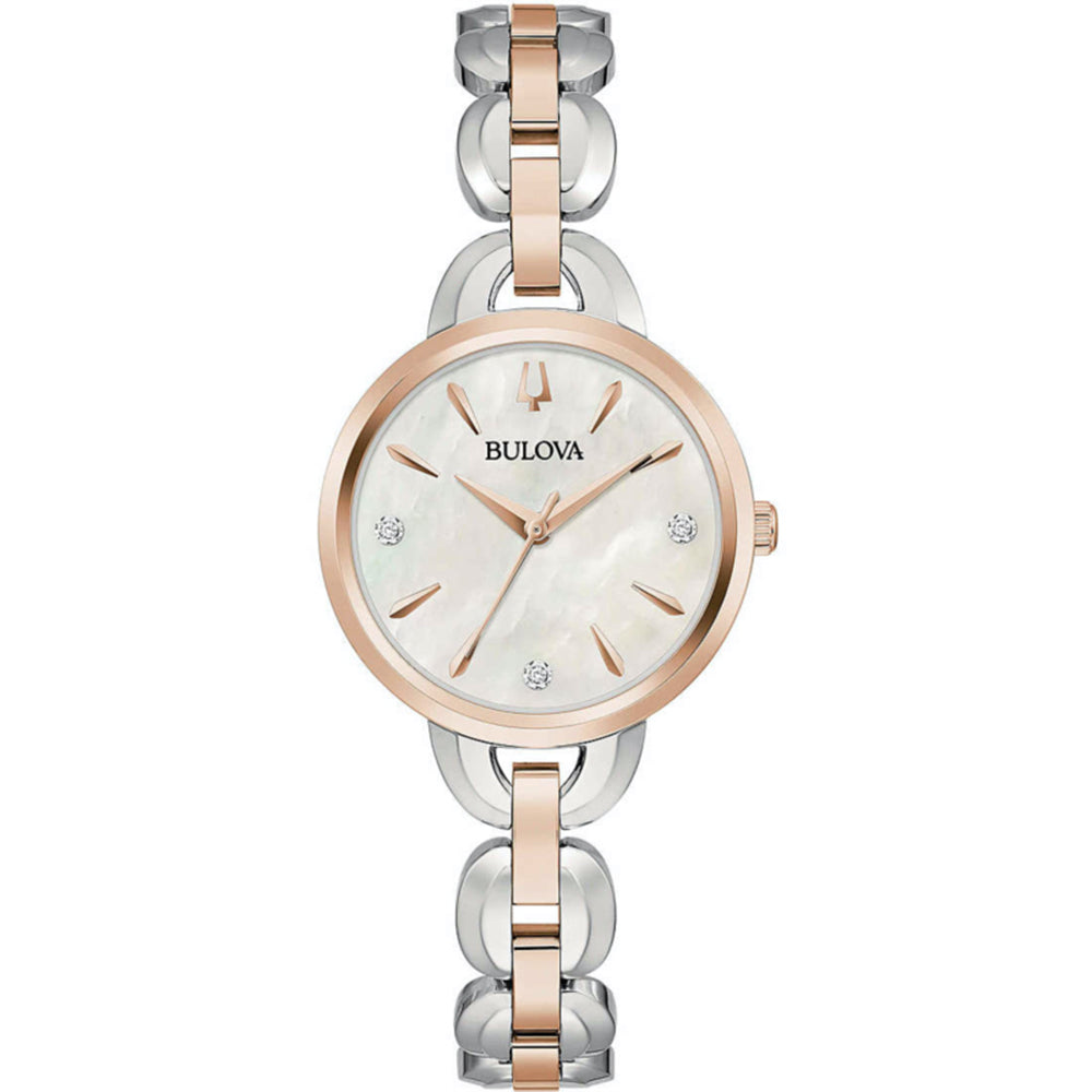 Orologio Donna Diamonds Silver Rose Bulova