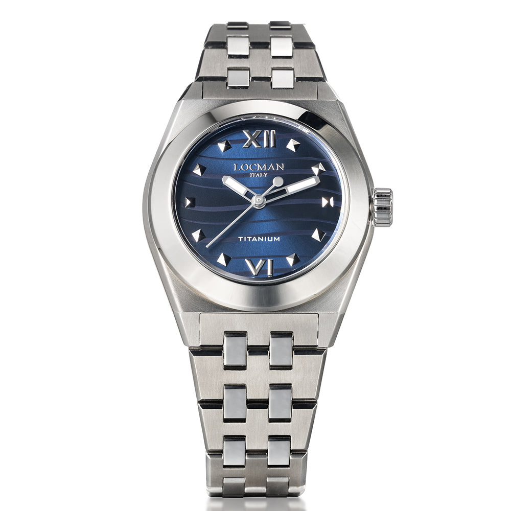 Orologio Donna Nuovo Stealth Titanio Blu Locman