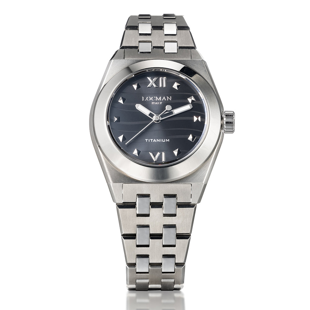 Orologio Donna Nuovo Stealth Titanio Nero Locman
