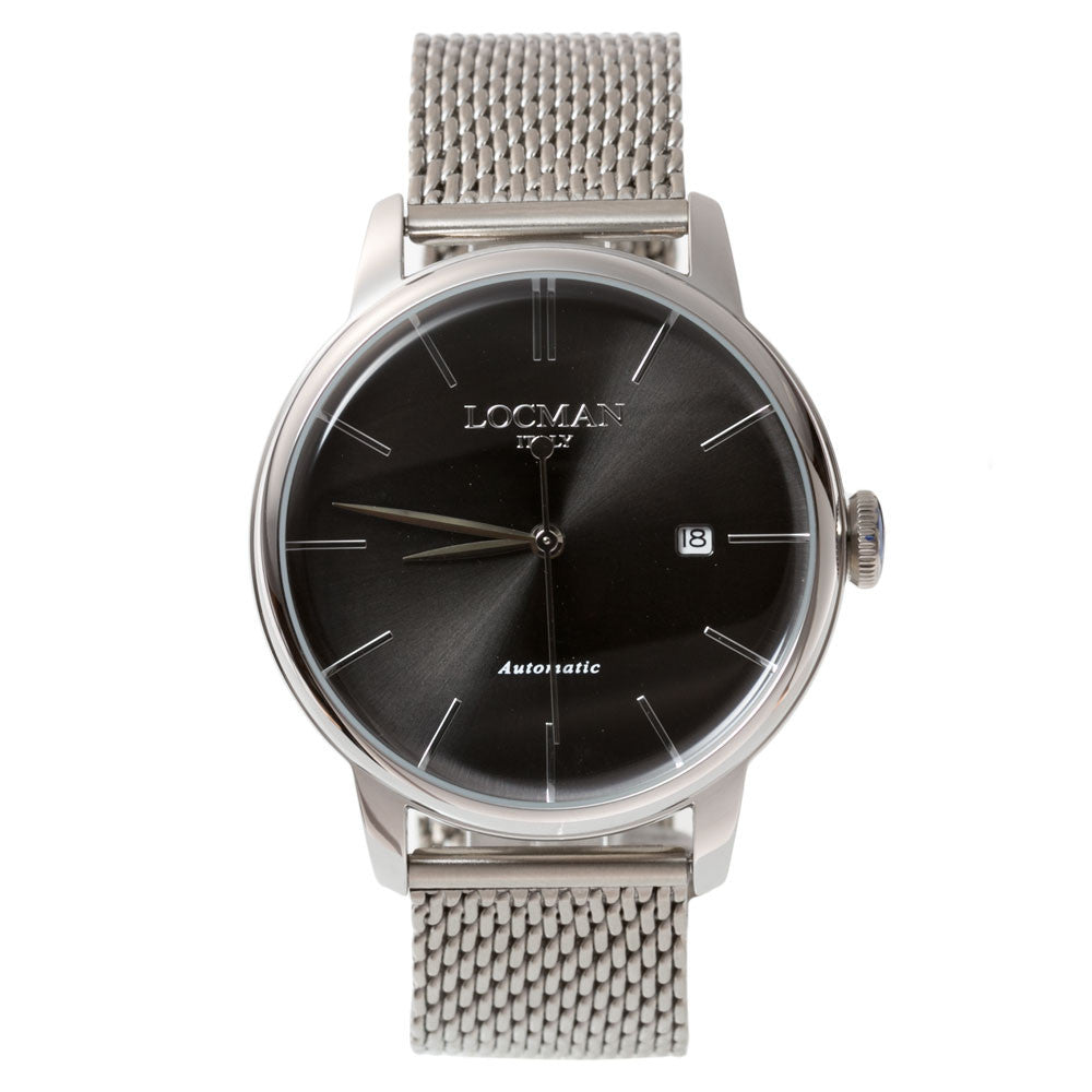 Orologio Uomo 1960 Ref. 255 Nero 0255A01A-00BKNKB0 - Locman