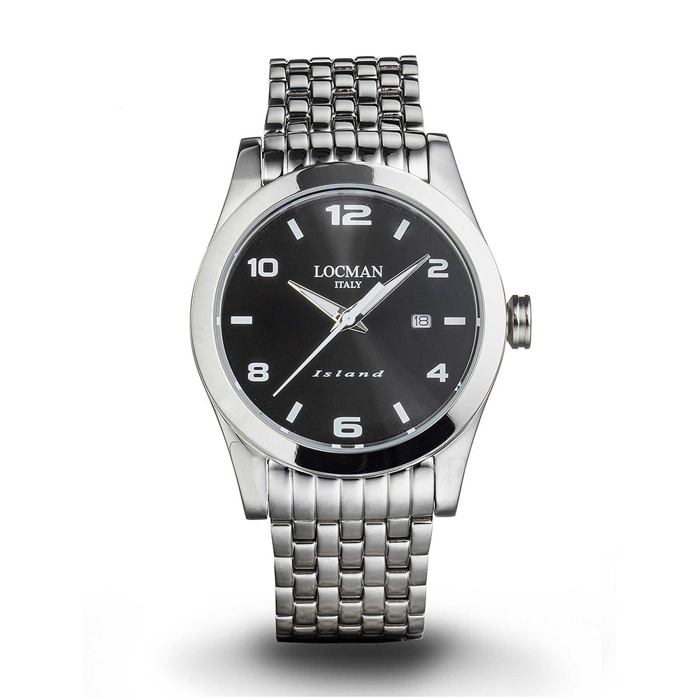 Orologio Uomo Acciaio Nero Island Locman