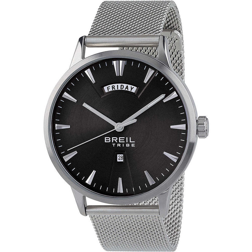 Orologio Uomo Acciaio Tribe Friday Nero Breil