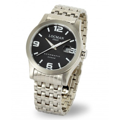 Orologio Uomo Automatico Island 615 0615V01-00BKWBR0 Locman