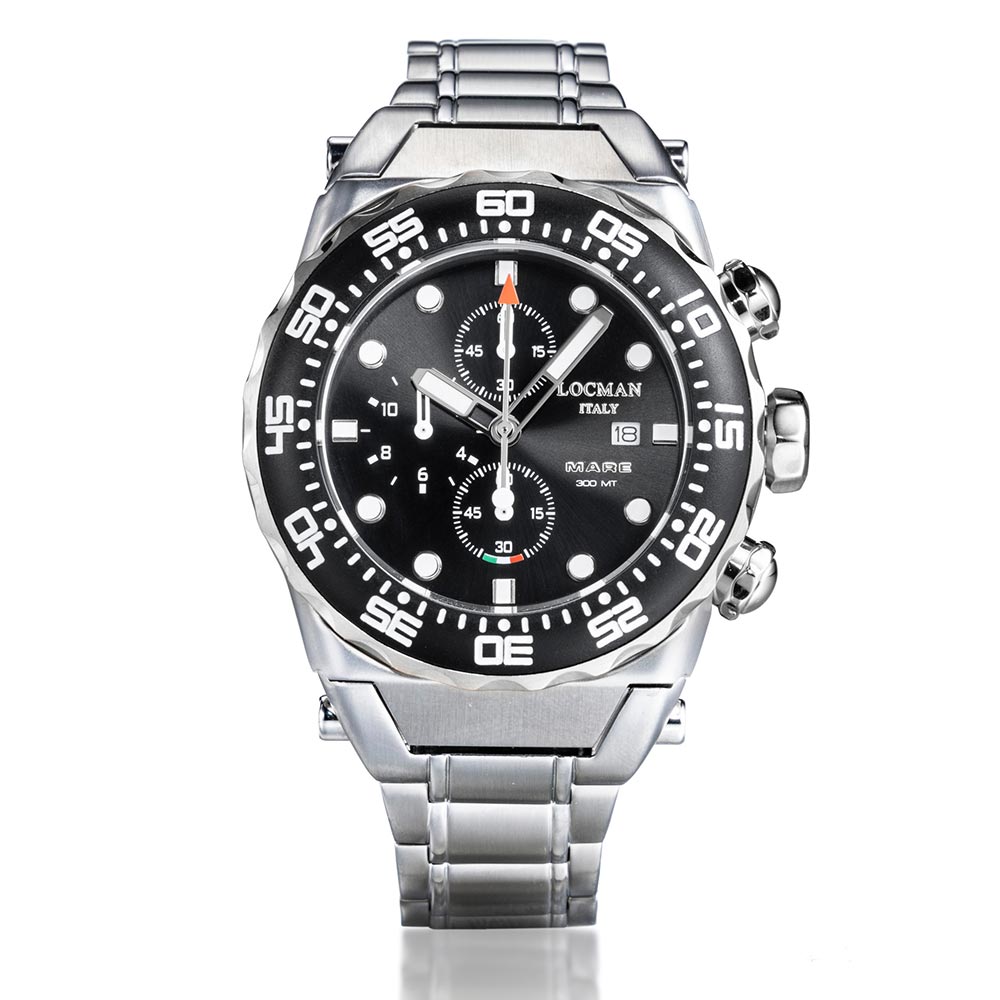 Orologio Uomo Automatico Nuovo Mare Nero Locman