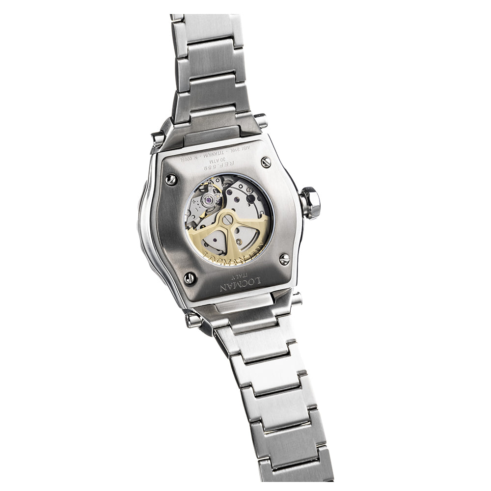 Orologio Uomo Automatico Nuovo Mare Blu Locman