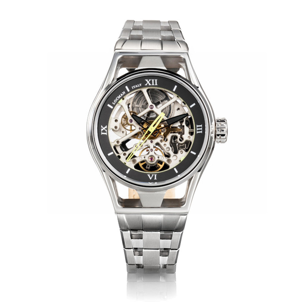 Orologio Uomo Automatico Skeleton Montecristo Locman