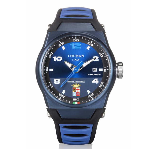 Orologio Uomo Nuovo Mare Automatico Marina Militare Locman