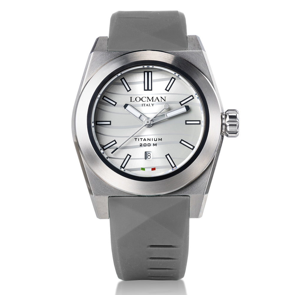 Orologio Uomo Nuovo Stealth Titanio Grigio Locman