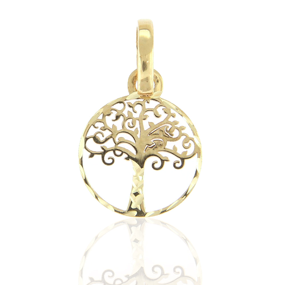 Pendente Donna Albero della Vita in Oro Giallo