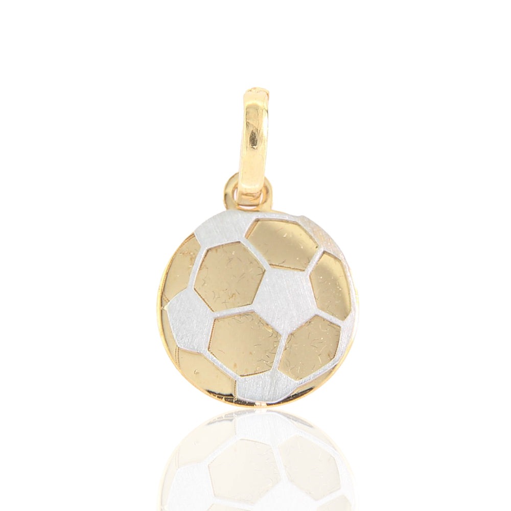 Pendente Unisex Pallone da Calcio in Oro 2 Colori