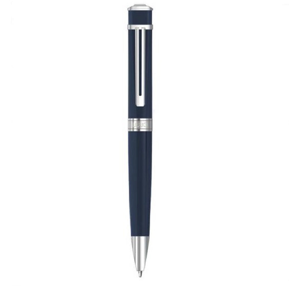 Penna a Sfera in Acciaio Blu Liu Jo