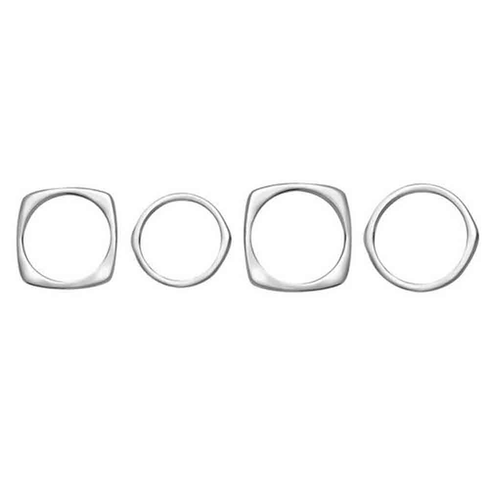Anello Donna Acciaio Tetra Misura 10-18 Breil