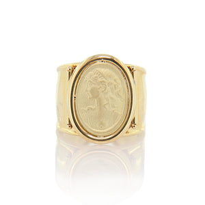 Anello Donna Cameo in Oro Giallo