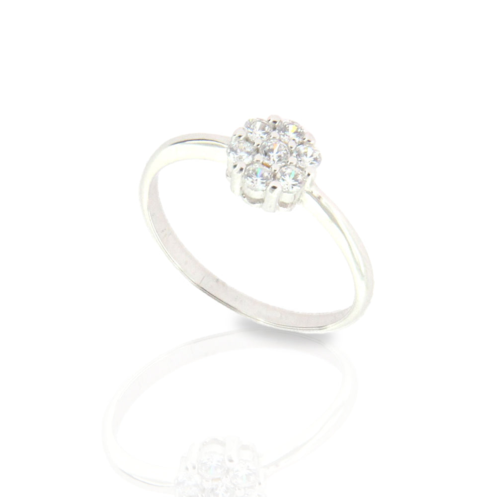 Anello vintage con intarsio di zirconi verdi e rose - Stella Luna Boutique Anello vintage con intarsio di zirconi verdi e rose - Stella Luna Boutique