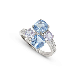 Anello Donna in Argento Colour Wave Aurora Edition cubic zirconia Misura 15 Nomination