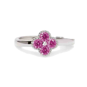 Anello Donna in Argento Fiore Jasmine Rosa Mabina Gioielli
