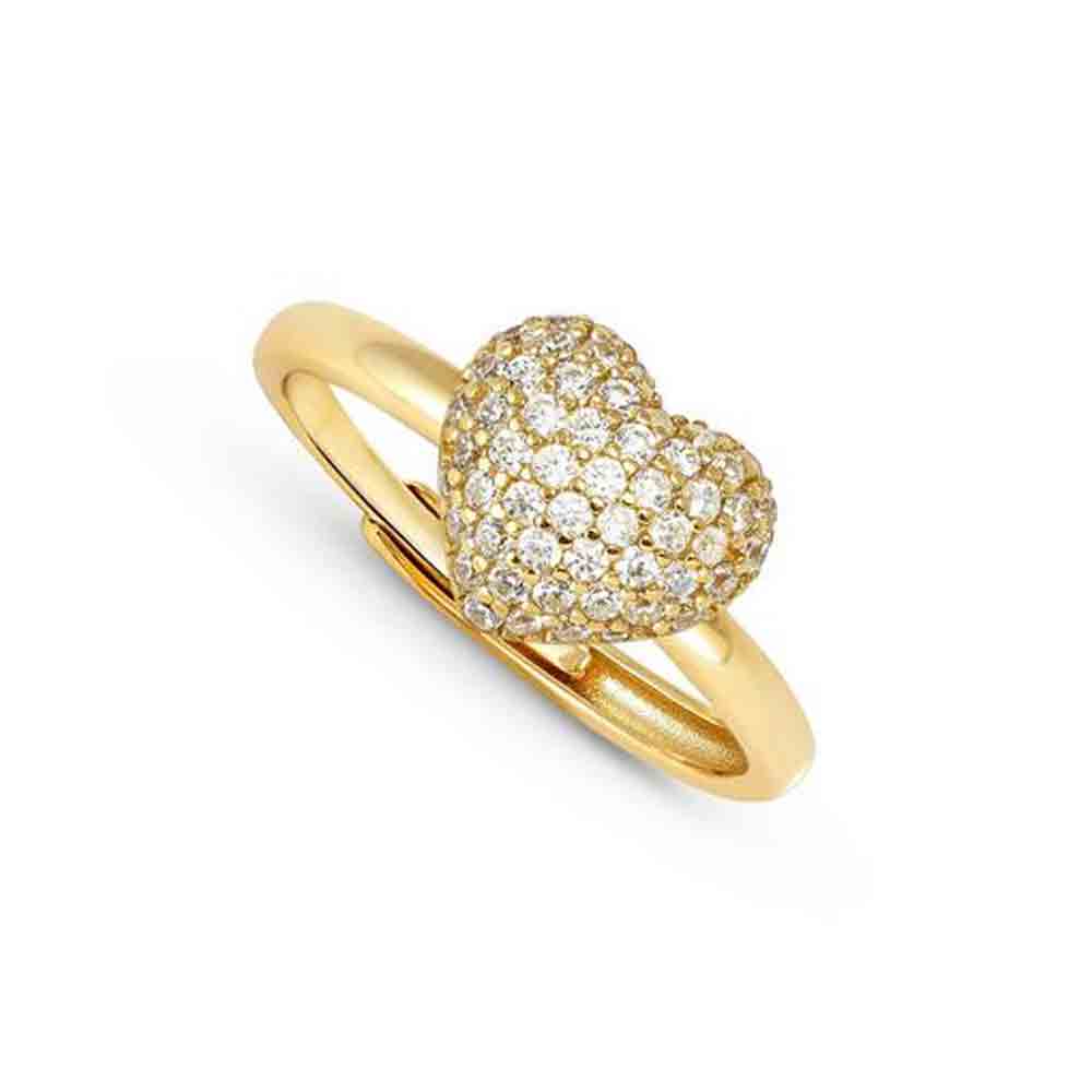 Anello Donna in Argento LifePoetry con cuore bombato Nomination