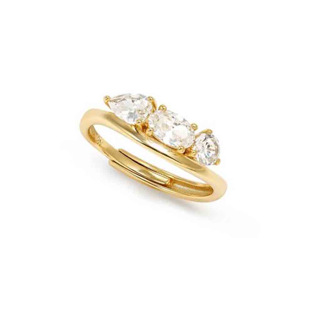 Anello Donna in Argento My Rebel Art 3 Zirconi Nomination