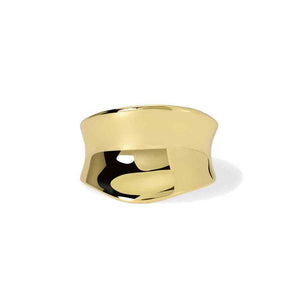 Anello Donna in Argento a fascia in argento dorato Mabina Gioielli