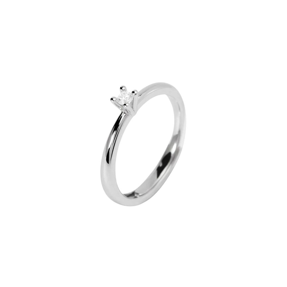 Anello Donna in Argento con Diamante My Diamond Mabina Gioielli