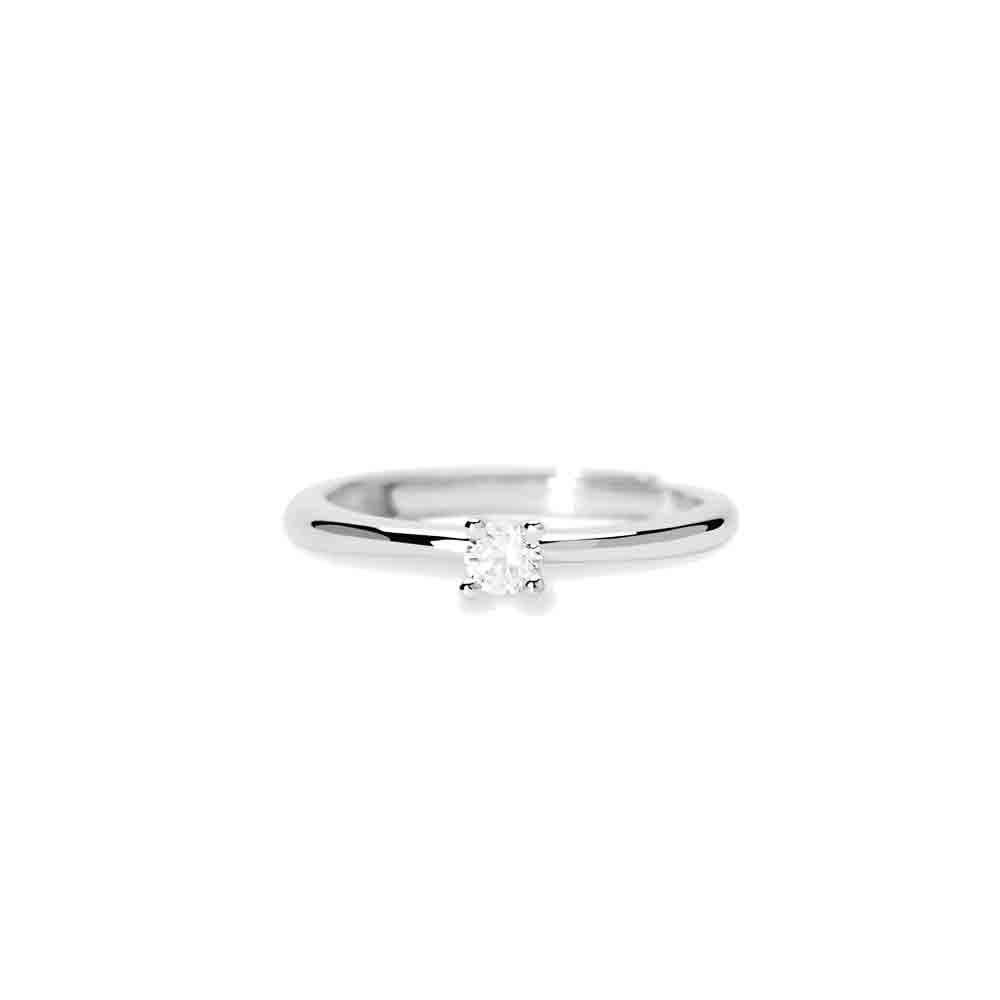 Anello Donna solitario con diamante lab-grown My Diamond Mabina Gioielli