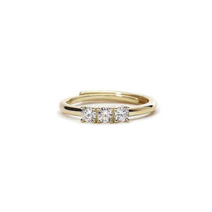 Anello in argento Gold 3-CHIC Mabina Gioielli