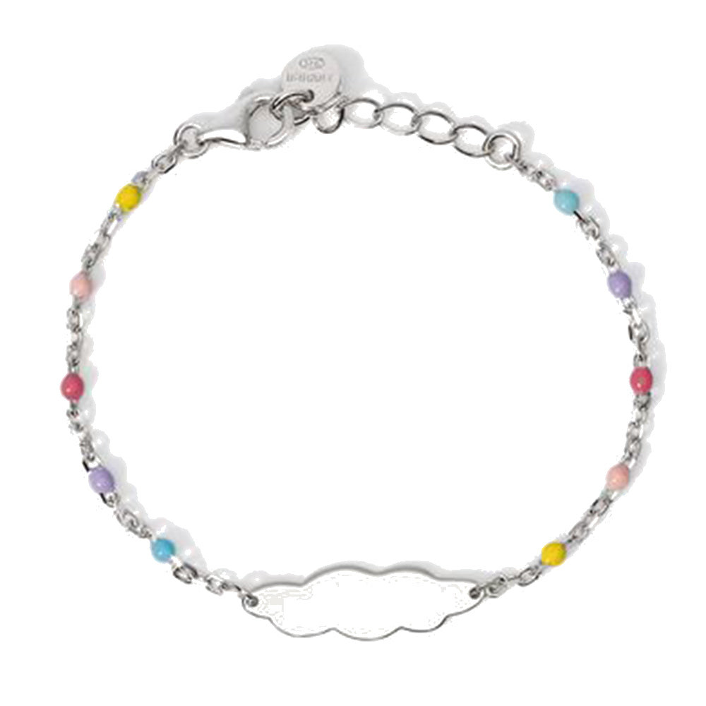 Bracciale Bambino con targhetta personalizzabile Mabina Gioielli